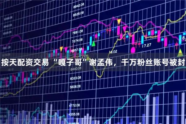 按天配资交易 “嘎子哥”谢孟伟，千万粉丝账号被封